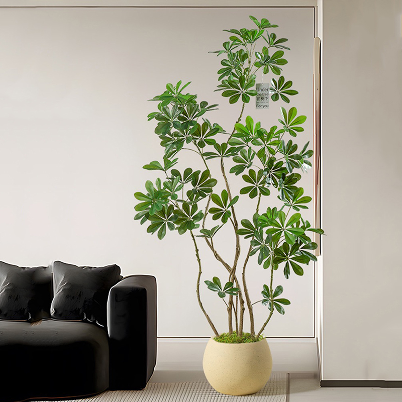 Rubber Plant Ficus - ต้นไทรเทียมขนาดใหญ่31-74in ต้นปาล์มใบไม้ปลอมไม้พุ่มเขตร้อนต้นคริสต์มาสตกแต่งสำนักงานสวน