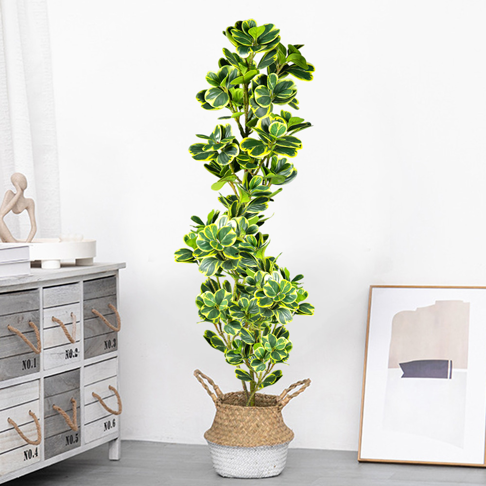 76 ซม./115 ซม.ประดิษฐ์ Ficus T - Rubber Plant Ficus บทวิจารณ์และราคา
