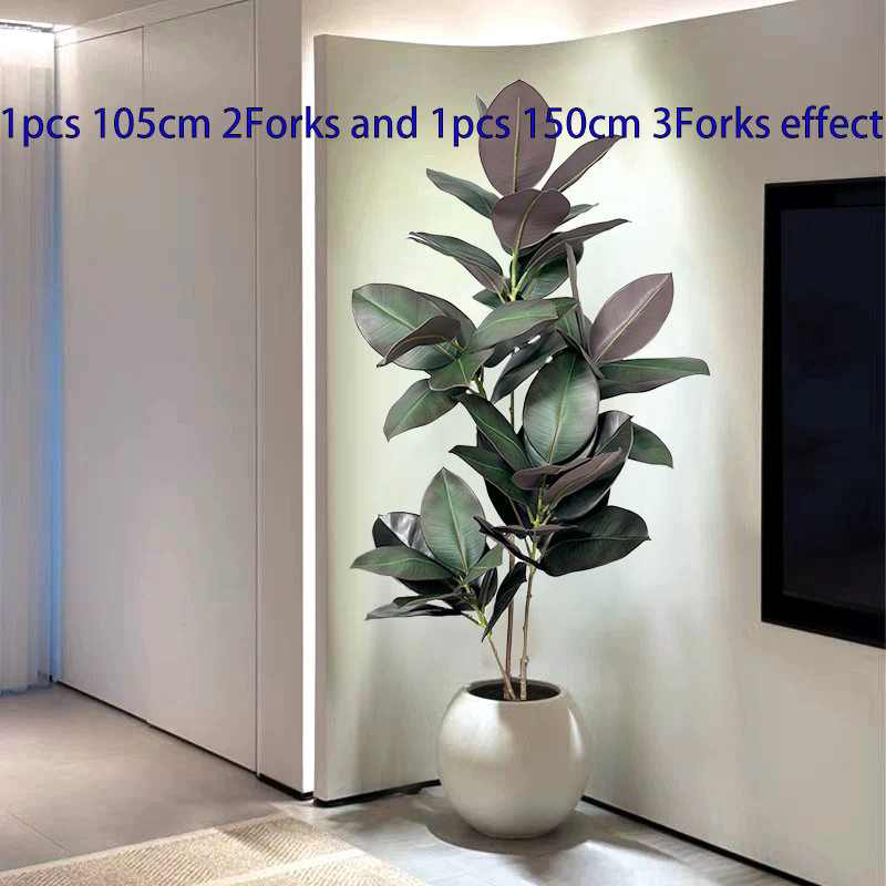 ต้นไทรประดิษฐ์ขนาด 70-150 ซม.  - Rubber Plant Ficus บทวิจารณ์และราคา