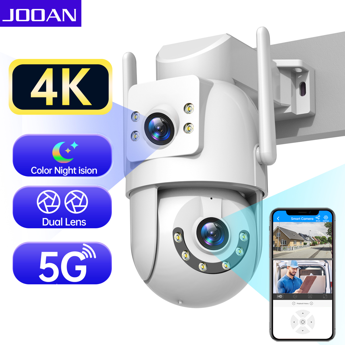 Jooan 4K 8MP HD Wifi กล้อง PTZ - Eufy Camera E220 บทวิจารณ์และราคา