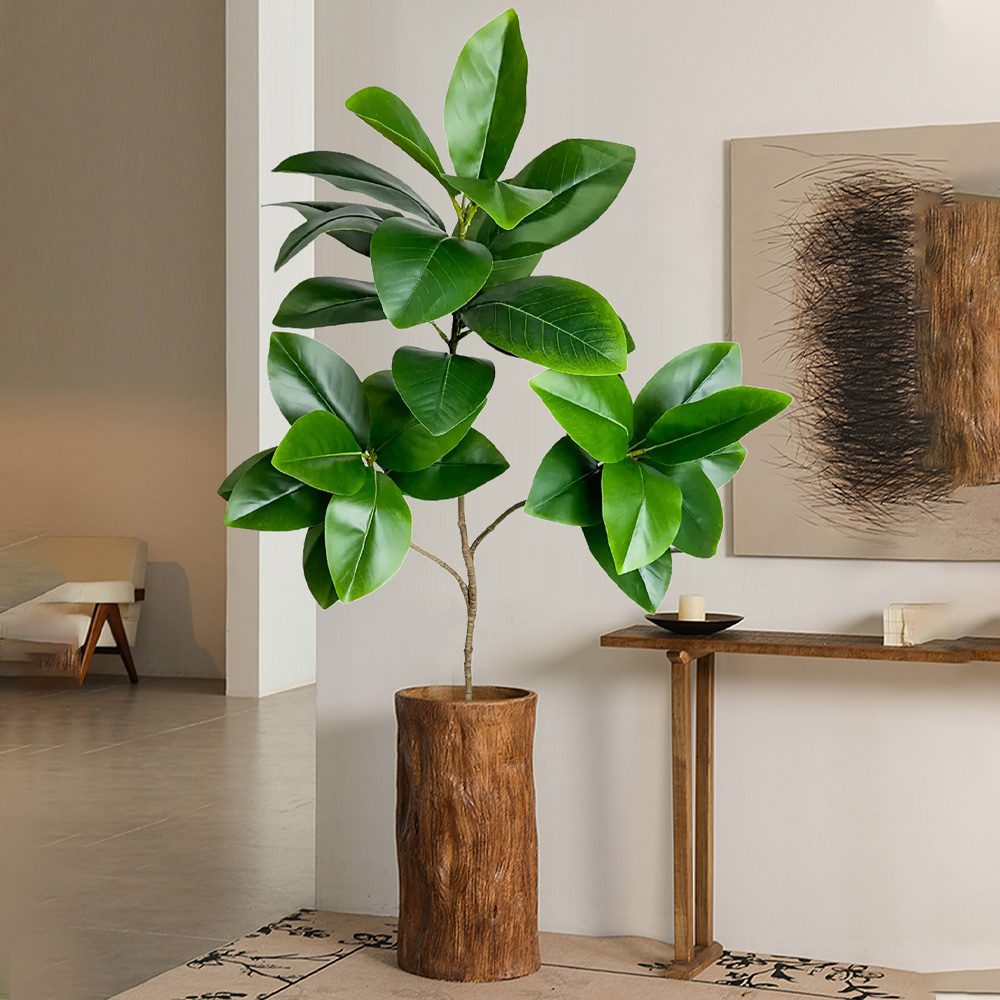 ต้นยางพาราปลอมขนาด 74-140 ซม.  - Rubber Plant Ficus บทวิจารณ์และราคา