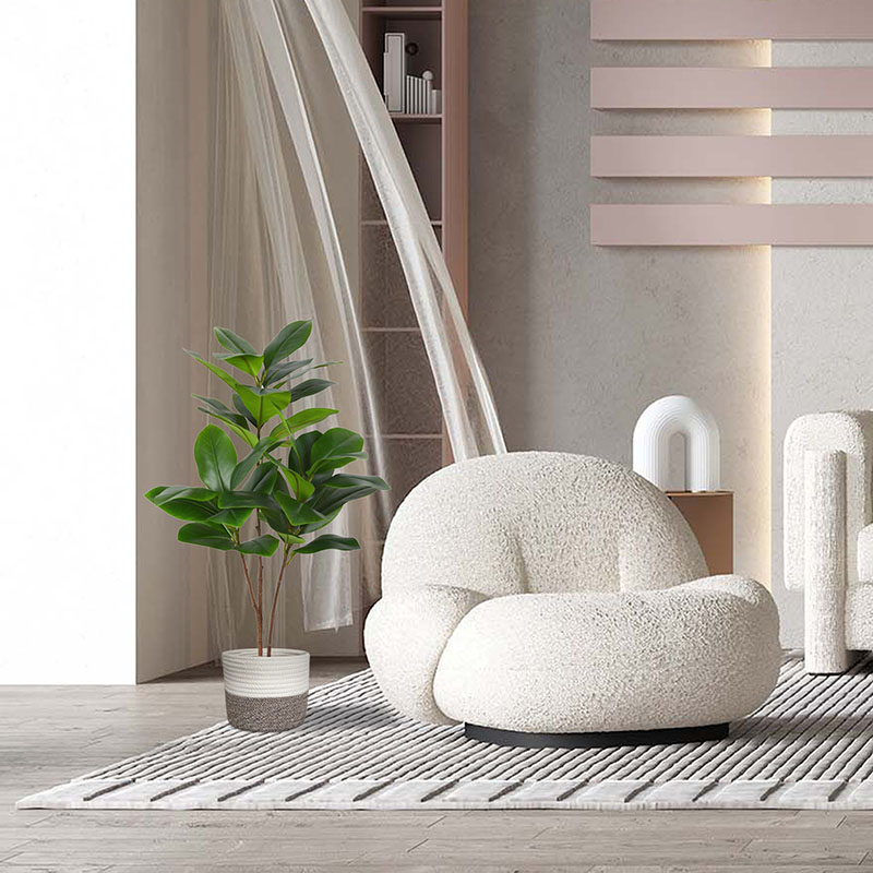 ต้นไทรปลอมขนาดใหญ่แบบเขตร้อน51 - Rubber Plant Ficus บทวิจารณ์และราคา