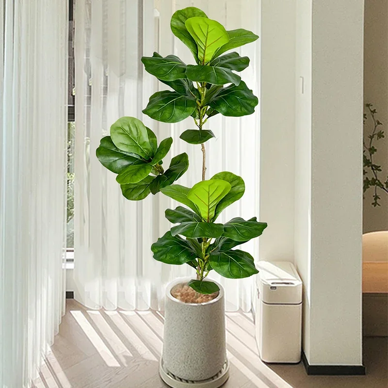 ต้นไทรประดิษฐ์ขนาดใหญ่ 2-4.9 ฟ - Rubber Plant Ficus บทวิจารณ์และราคา