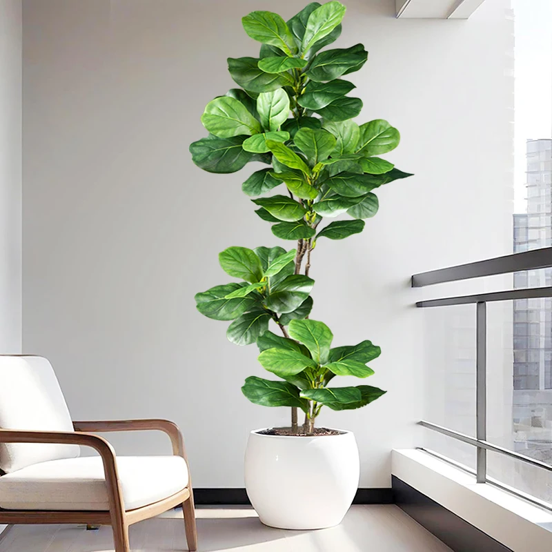 ต้นไทรประดิษฐ์ขนาดใหญ่ 2-4.9 ฟ - Rubber Plant Ficus บทวิจารณ์และราคา