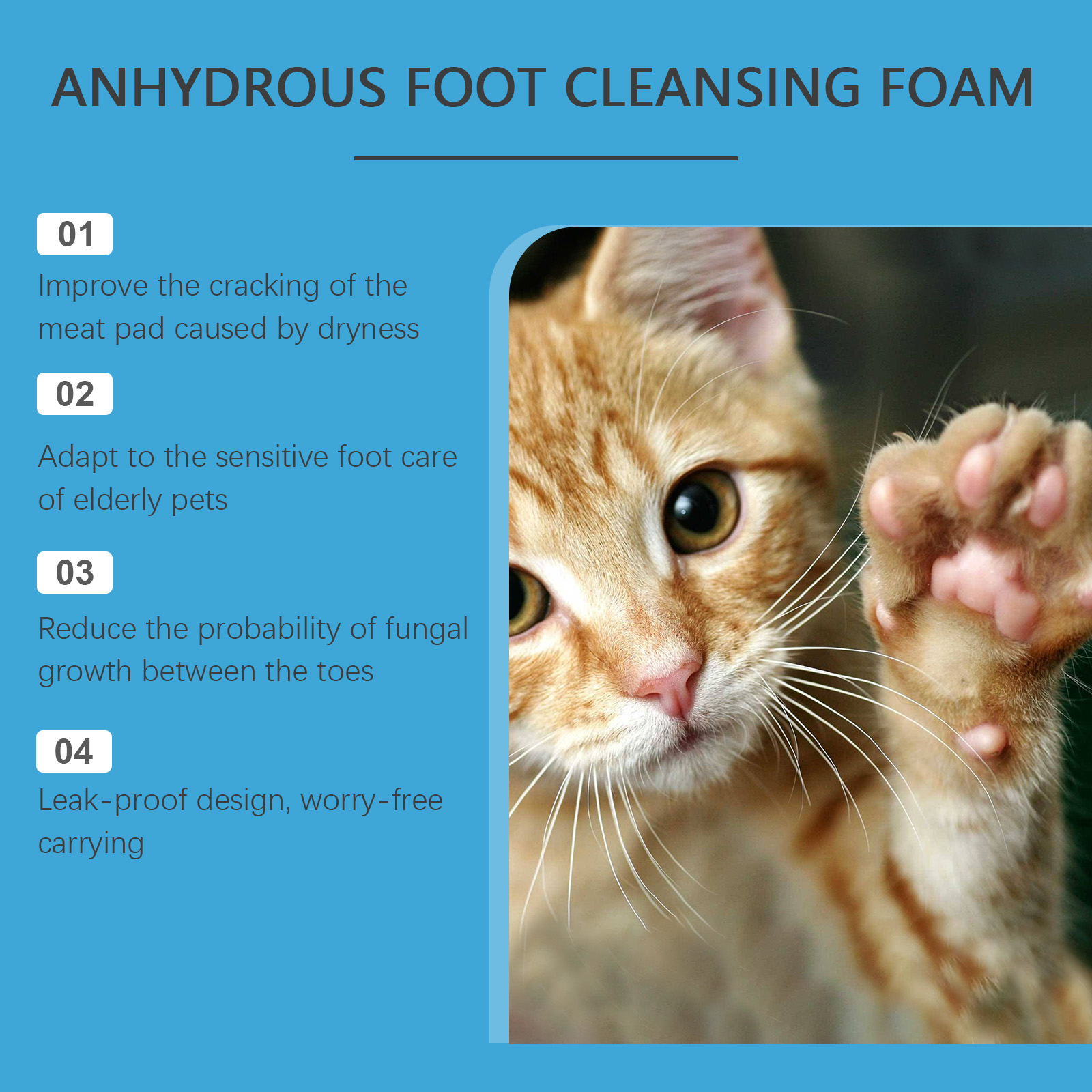 โฟมทำความสะอาดอุ้งเท้าสัตว์เลี - Anthurium Crystallinum บทวิจารณ์และราคา
